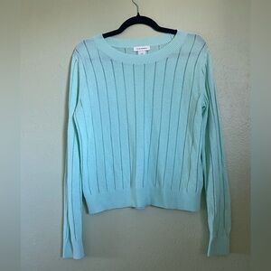 NWOT Club Monaco mint green long sleeve top